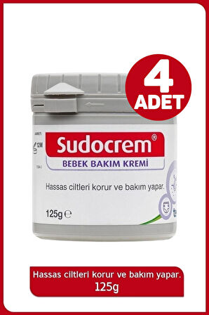 Sudocrem Bebek Bakım Kremi 125 gr - Teva 4 Adet