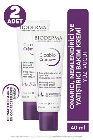 Bioderma Cicabio Creme+ 40 ml 2 Adet