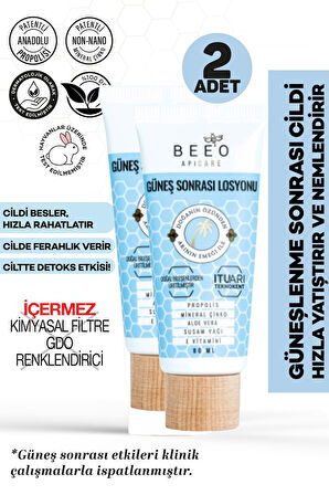 Bee'o Up Apicare Güneş Sonrası Losyonu 80 ml 2 Adet