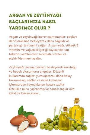 Hunca Care Argan ve Zeytinyağlı Saç Şampuanı 700 ml 6 Adet