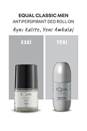 Equal Roll-On Deodorant 50 ml 3 Adet