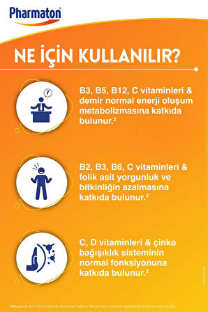 Pharmaton Vitality 30 Tablet Avantajlı 2'li Paket - 2.Si %70 İndirimli