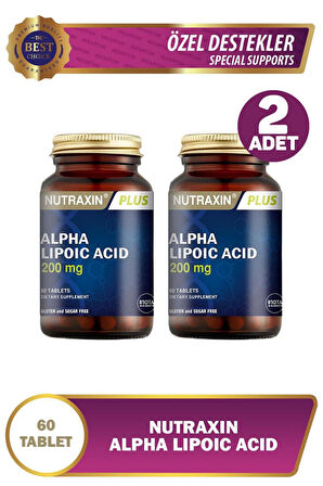 Nutraxin Alpha Lipoic Acid 200 mg 60 Tablet 2 Adet