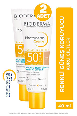 Bioderma Photoderm Creme Claire Light SPF50+ 40 ml 2 Adet
