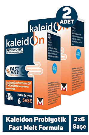 Kaleidon Probiyotik Fast Melt Formula 6 Saşe 2 Adet