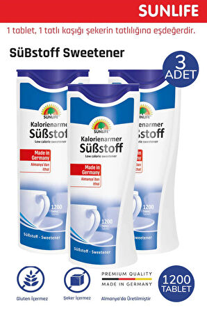 Sunlife Substoff Tatlandırıcı 1200 Tablet 3 Adet