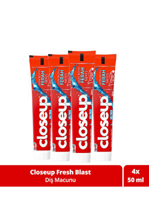 Close Up Günboyu Ferah Nefes Fresh Blast 50 ml 4 Adet