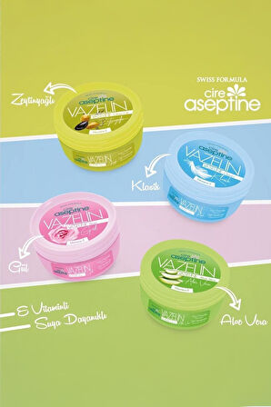 Cire Aseptine Vazelin Zeytinyağlı 150 ml 6 Adet