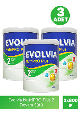 Evolvia Nutripro Plus 2 Devam Sütü 800 gr 3 Adet