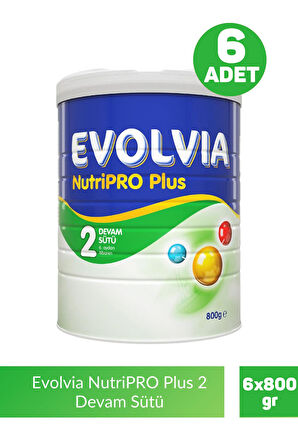 Evolvia Nutripro Plus 2 Devam Sütü 800 gr 6 Adet