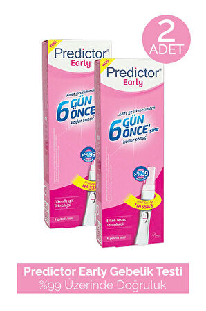 Predictor Early Gebelik Testi 2 Adet