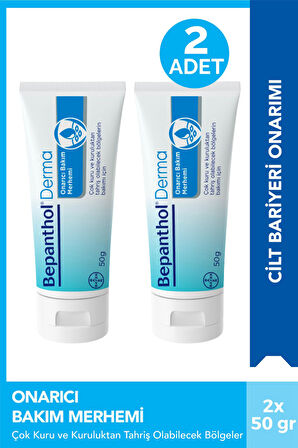 Bepanthol Derma Onarıcı Bakım Merhemi 50 gr 2 Adet