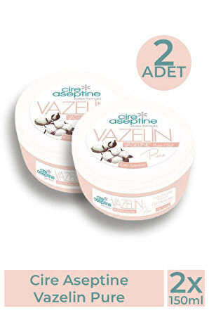 Cire Aseptine Vazelin Pure 150 ml 2 Adet