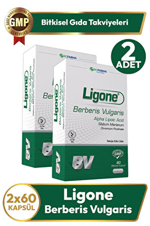Ligone Berberis Vulgaris 60 Kapsül 2 Adet