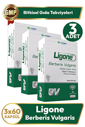 Ligone Berberis Vulgaris 60 Kapsül 3 Adet