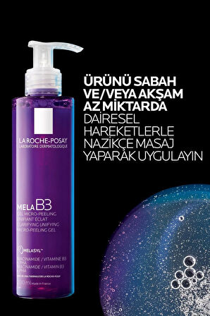 La Roche Posay Mela B3 Koyu Leke Karşıtı Temizleme Jeli 200 ml + La Roche Posay Mela B3 Leke Karşıtı Serum 30 ml  + La Roche Posay Anthelios UVmune 400 Invisible Fluid SPF50+ 50 ml 