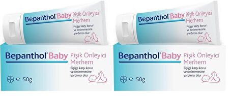 Bepanthol Baby Pişik Önleyici Merhem 50 gr 2 Adet