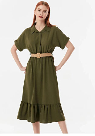 KEMERLİ AYROBİN ELBİSE