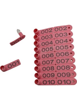 25 Adet PEMBE Renk Kuzu Küpesi (Parmak Küpe)+ Pens Ucu Hediyeli