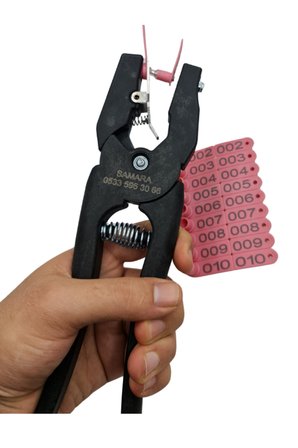 350 Adet PEMBE Renk Kuzu Küpesi (Parmak Küpe)+ Pens Ucu