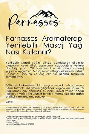 Parnassos Aromaterapi Natural Ve Yasemin Masaj Yağı 150ml