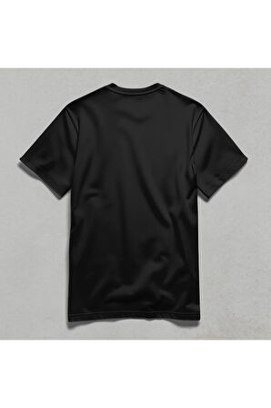 Baykuş Desenli Unisex Yarım Kollu Bisiklet Yaka %100 Pamuk Oversize T-shirt