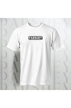 Göğüs Yazılı Unisex Yarım Kollu Bisiklet Yaka %100 Pamuk Oversize T-shirt