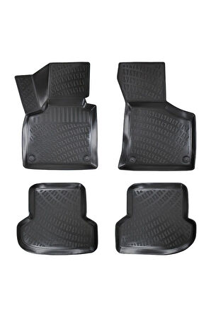 Audi A3 2011 Araca Özel Tasarım 3D Havuzlu Paspas