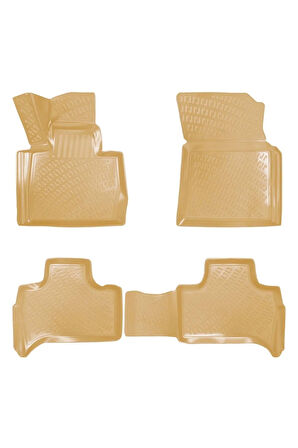 Bmw X5 1999 Araca Özel Tasarım 3D Havuzlu Bej Paspas