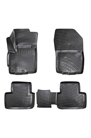 Mitsubishi ASX 2019 Uyumlu  Araca Özel Tasarım 3D Havuzlu Paspas