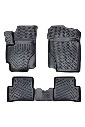 Kia Rio 2006 Araca Özel Tasarım 3D Havuzlu Paspas