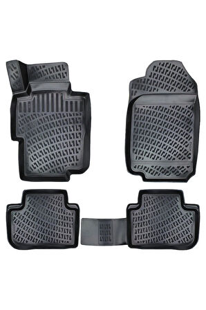 Honda Accord 2008 Araca Özel Tasarım 3D Havuzlu Paspas