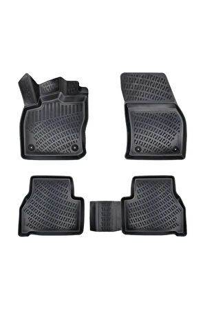 Volkswagen Caddy 2020 yeni kasa Araca Özel Tasarım 3D Havuzlu Paspas