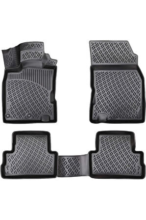 Nissan Qashqai 2014 Araca Özel Tasarım 3D Havuzlu Paspas