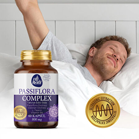 Passiflora Complex 60 Kapsül Bitkisel Takviye