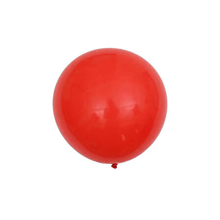 PASTEL BALON KIRMIZI 10 ADET