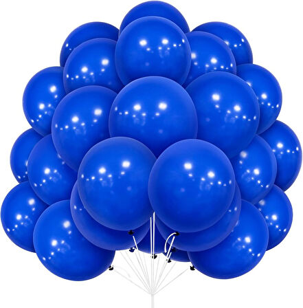 PASTEL BALON LACİVERT 10 ADET
