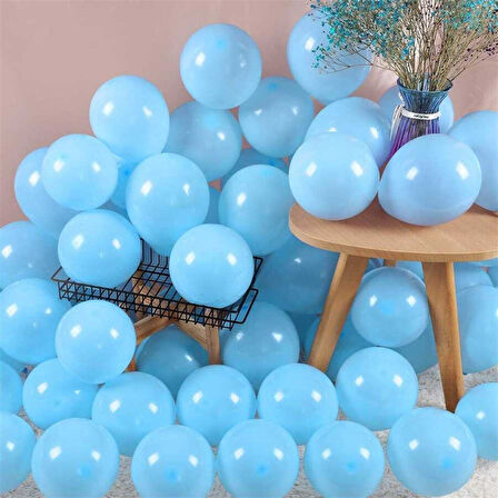 PASTEL BALON MAVİ 10 ADET