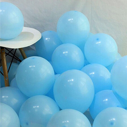 PASTEL BALON MAVİ 10 ADET