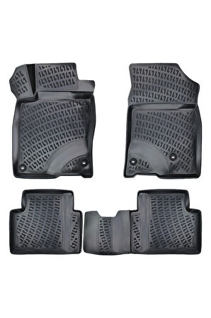 Honda Civic RS HB 2019 Araca Özel Tasarım 3D Havuzlu Paspas