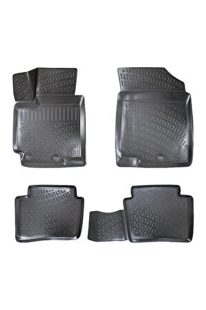 Hyundai Accent BLUE 2012 Araca Özel Tasarım 3D Havuzlu Paspas