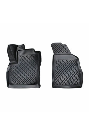 Fiat Fiorino Benzinli PANELVAN (2 Parça) 2010 Araca Özel Tasarım 3D Havuzlu Paspas