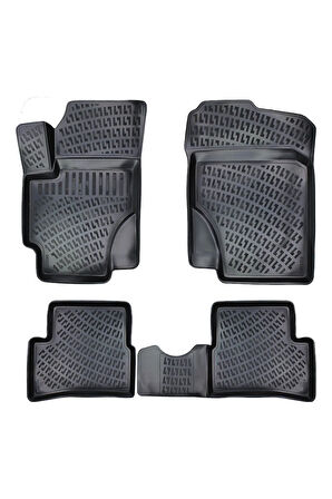 Kia Rio 2008 Araca Özel Tasarım 3D Havuzlu Paspas