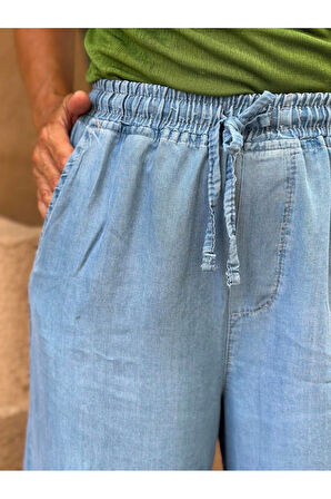 2418 Kadın İnce Yazlık Jeans Kot Denim Pantolon