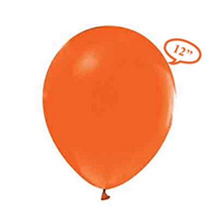 PASTEL BALON TURUNCU 10 ADET