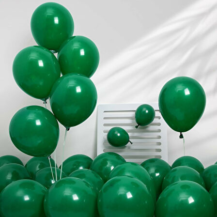 PASTEL BALON KOYU YEŞİL 10 ADET
