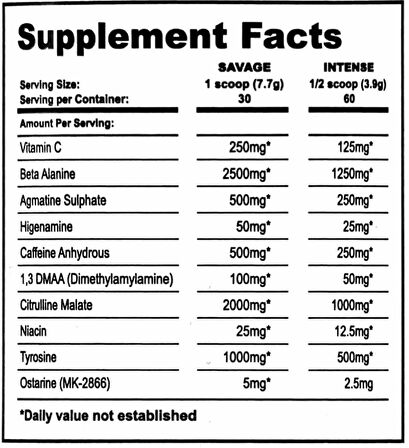 Patriot Supplements Preworkout 1.3 MK2866 - 60 servis