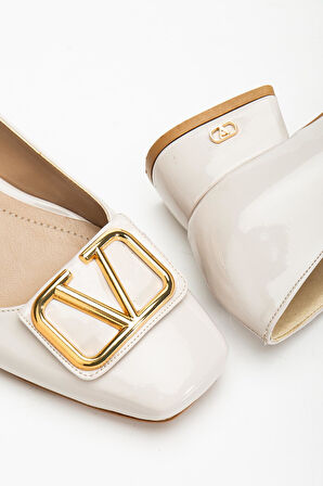 Suins Premium Pauly Model Kadın Orta Topuklu Siyah Kahve Bordo Ayakkabı