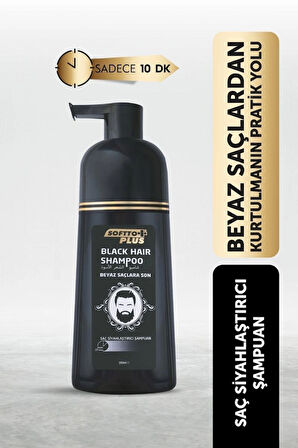 Beyaz Saçlara Elveda! Black Hair Şampuan 350 ml – Hızlı ve Etkili Doğal Siyah Tona Kavuşun