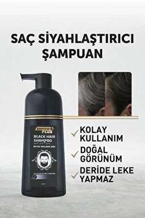 Beyaz Saçlara Elveda! Black Hair Şampuan 350 ml – Hızlı ve Etkili Doğal Siyah Tona Kavuşun